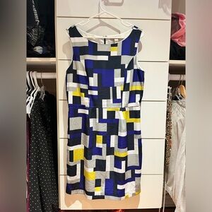 Banana Republic geometric pattern dress